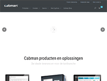 Tablet Screenshot of cabman.nl